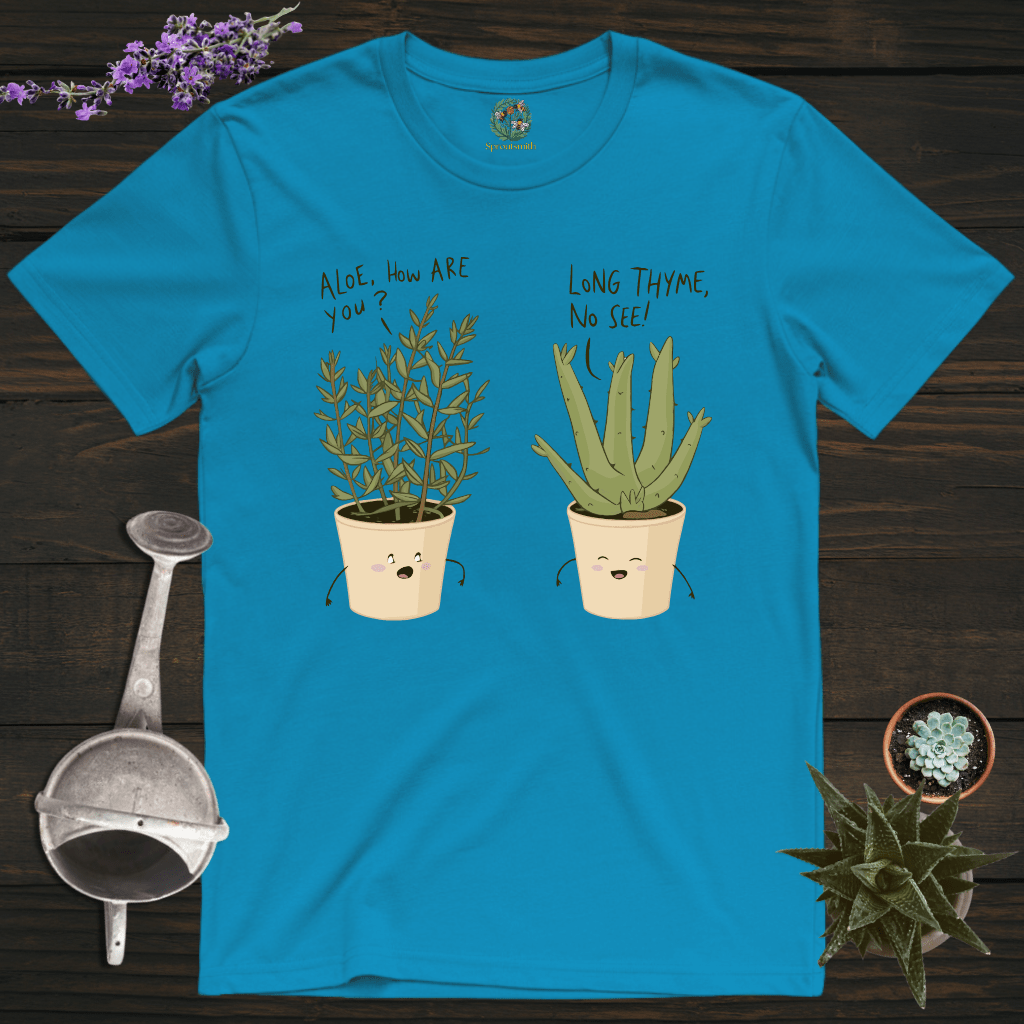 Sproutsmith T-Shirt Sapphire / S Aloe Meets Thyme T-Shirt