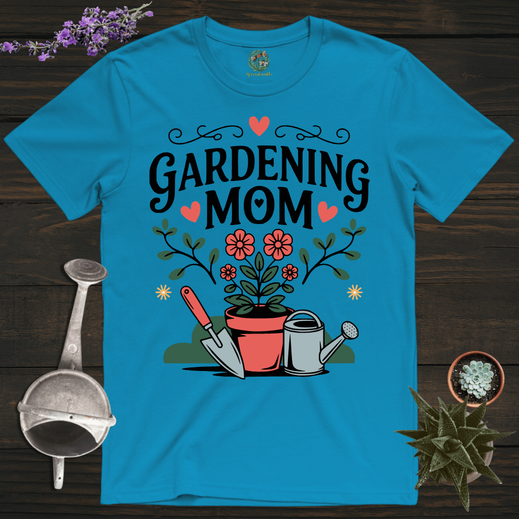 Sproutsmith T-Shirt Sapphire / S Gardening Mom T-Shirt