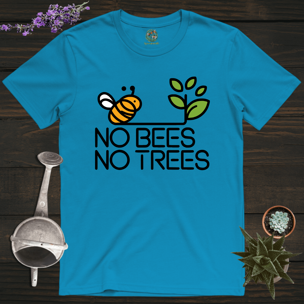 Sproutsmith T-Shirt Sapphire / S No Bees No Trees T-Shirt