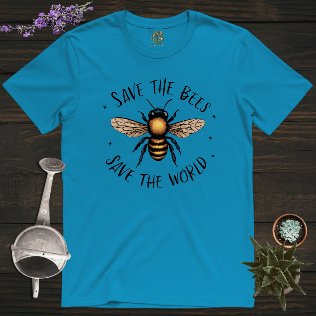 Sproutsmith T-Shirt Sapphire / S Save the Bees T-Shirt