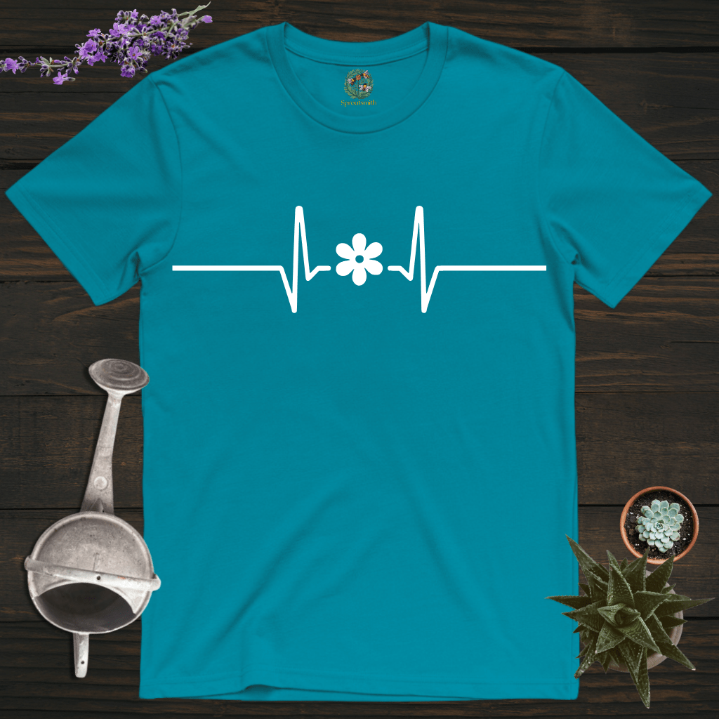 Sproutsmith T-Shirt Tropical Blue / S Flower Heartbeat T-Shirt