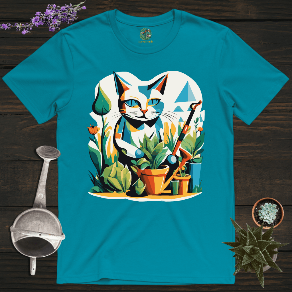 Sproutsmith T-Shirt Tropical Blue / S Lucky Cat T-Shirt