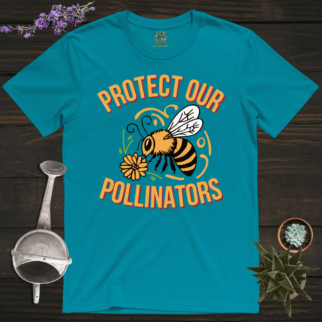 Sproutsmith T-Shirt Tropical Blue / S Protect Our Pollinators T-Shirt