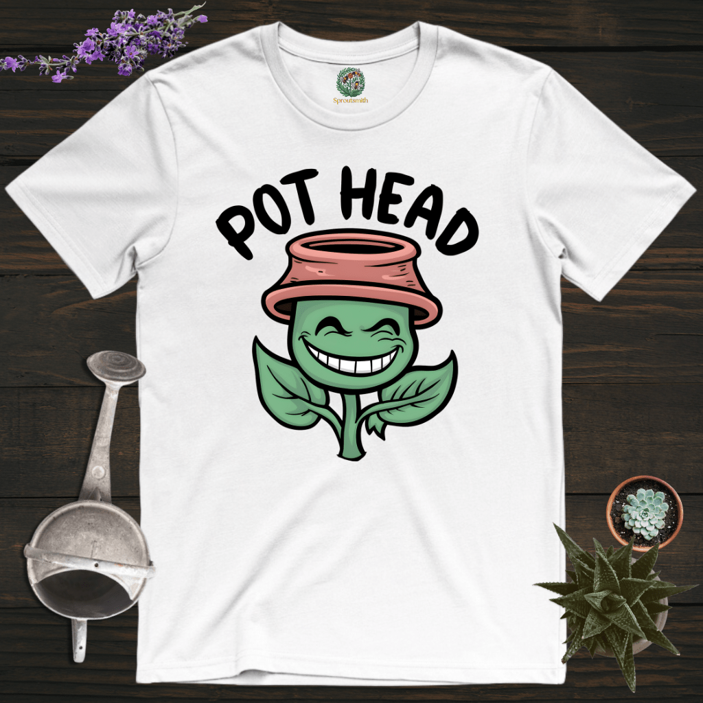 Sproutsmith T-Shirt White / S A Pot Head T-Shirt