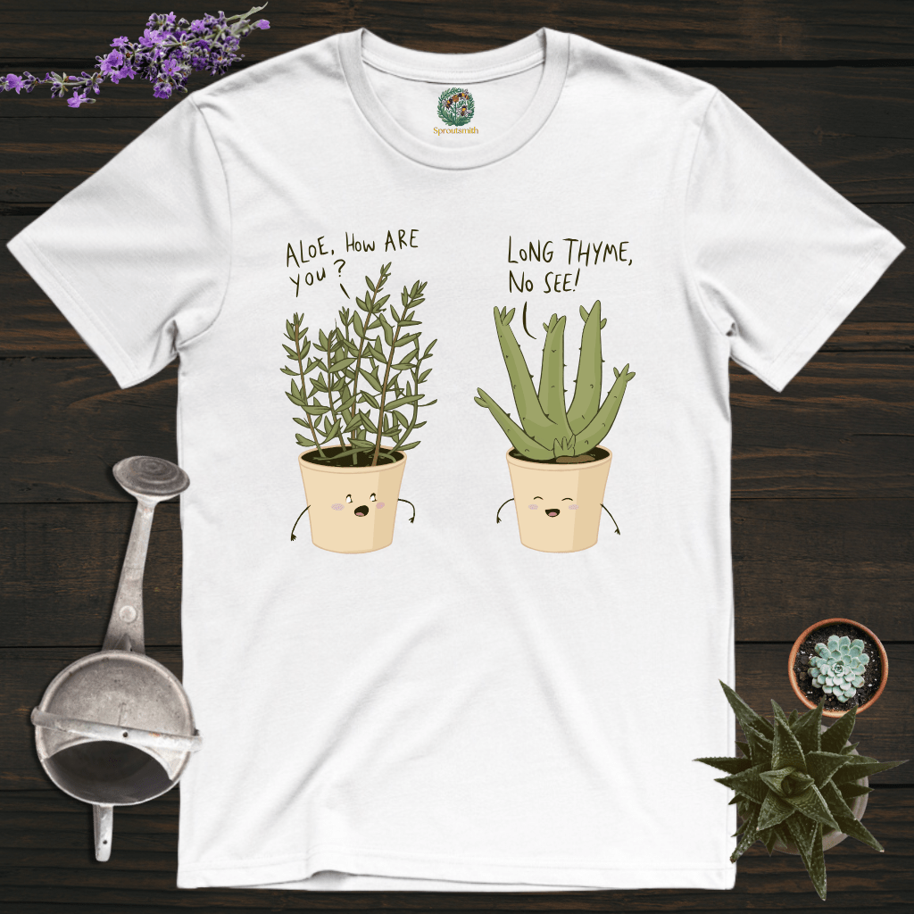 Sproutsmith T-Shirt White / S Aloe Meets Thyme T-Shirt