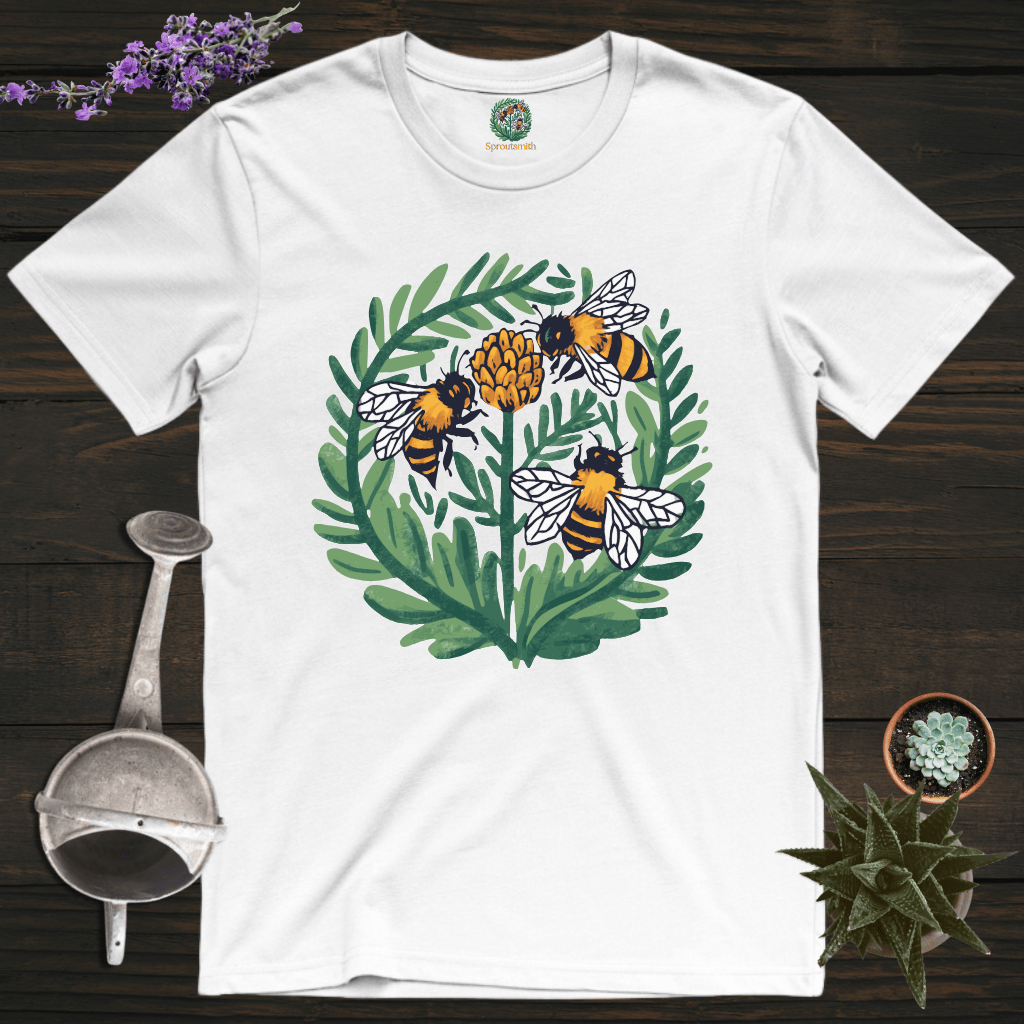 Sproutsmith T-Shirt White / S Busy Bees T-Shirt