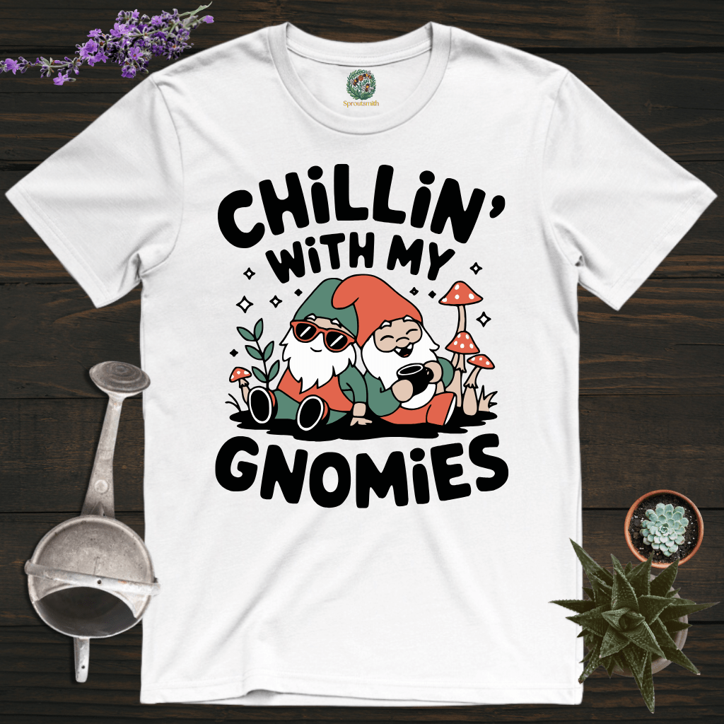 Sproutsmith T-Shirt White / S Chillin’ With My Gnomies T-Shirt