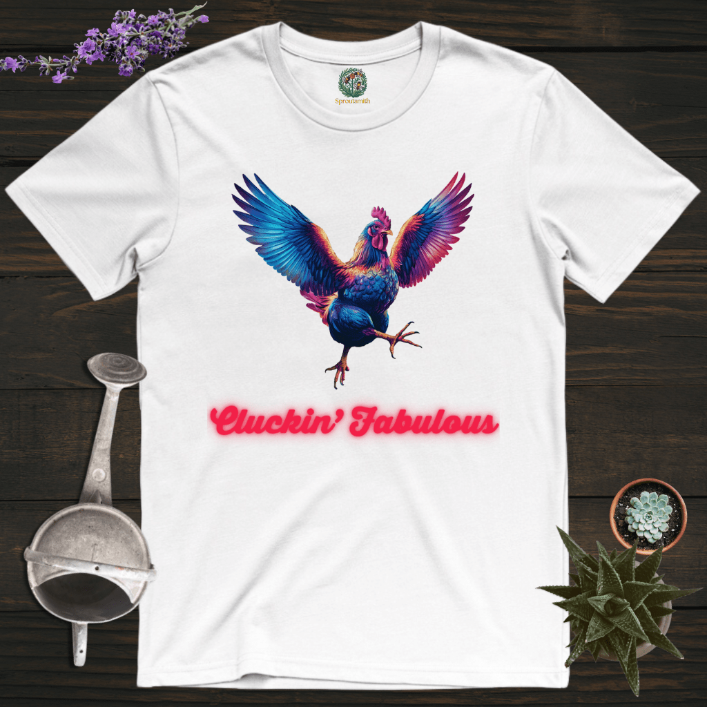 Sproutsmith T-Shirt White / S Cluckin' Fabulous T-Shirt