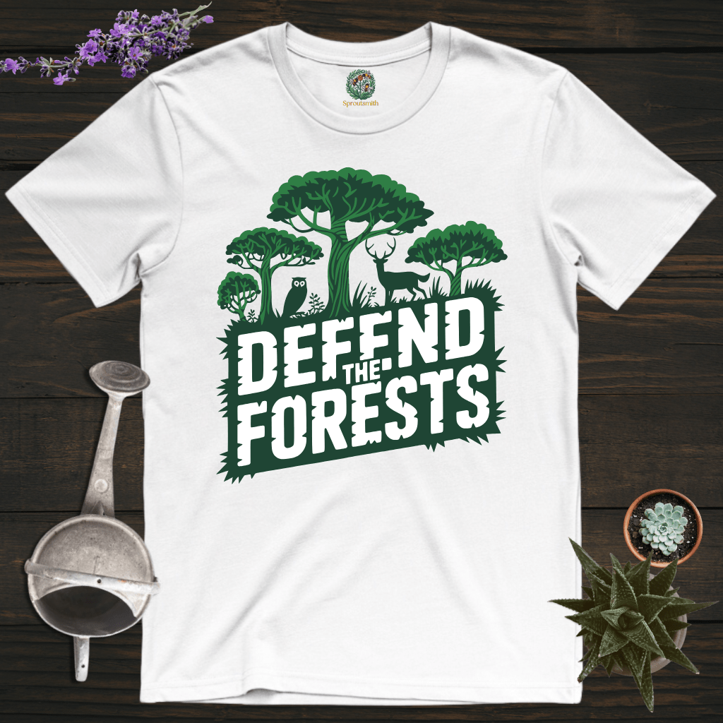 Sproutsmith T-Shirt White / S Defend the Forests T-Shirt