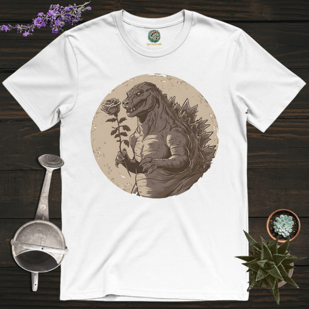 Sproutsmith T-Shirt White / S Dinosaur's Rose T-Shirt