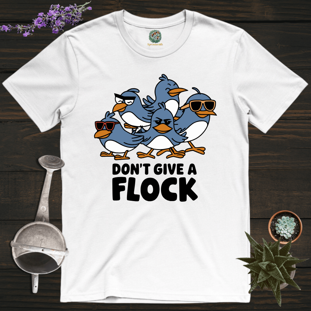 Sproutsmith T-Shirt White / S Don't Give a Flock T-Shirt