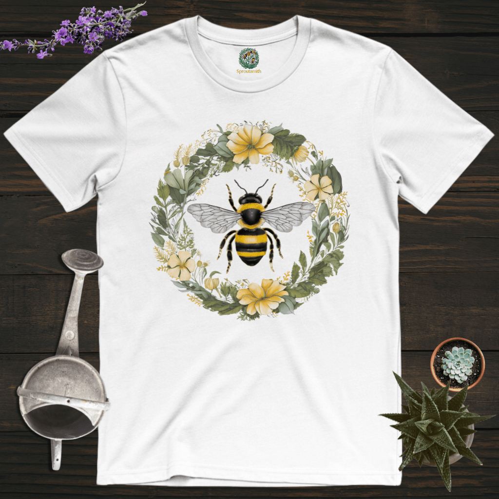 Sproutsmith T-Shirt White / S Floral Bee T-Shirt