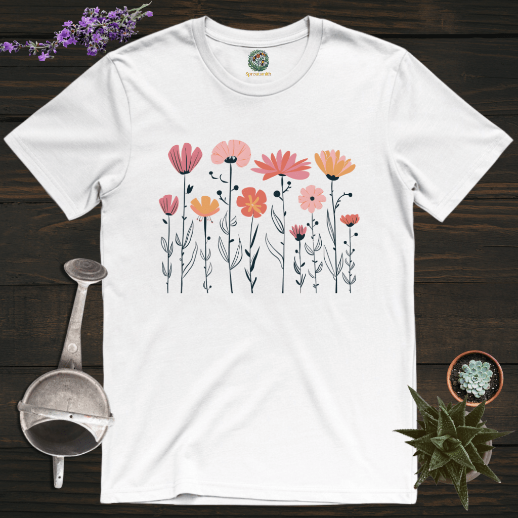Sproutsmith T-Shirt White / S Flower Blossom T-Shirt