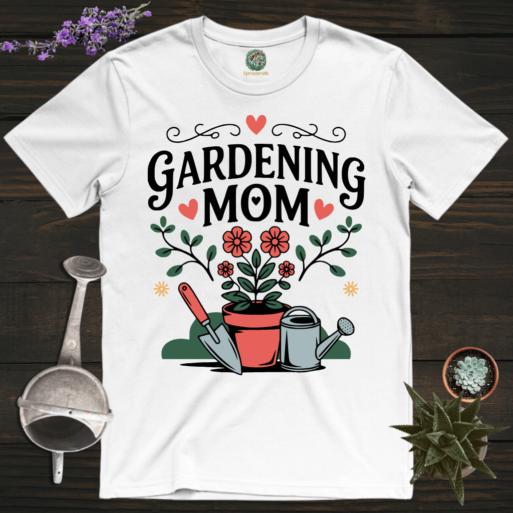 Sproutsmith T-Shirt White / S Gardening Mom T-Shirt