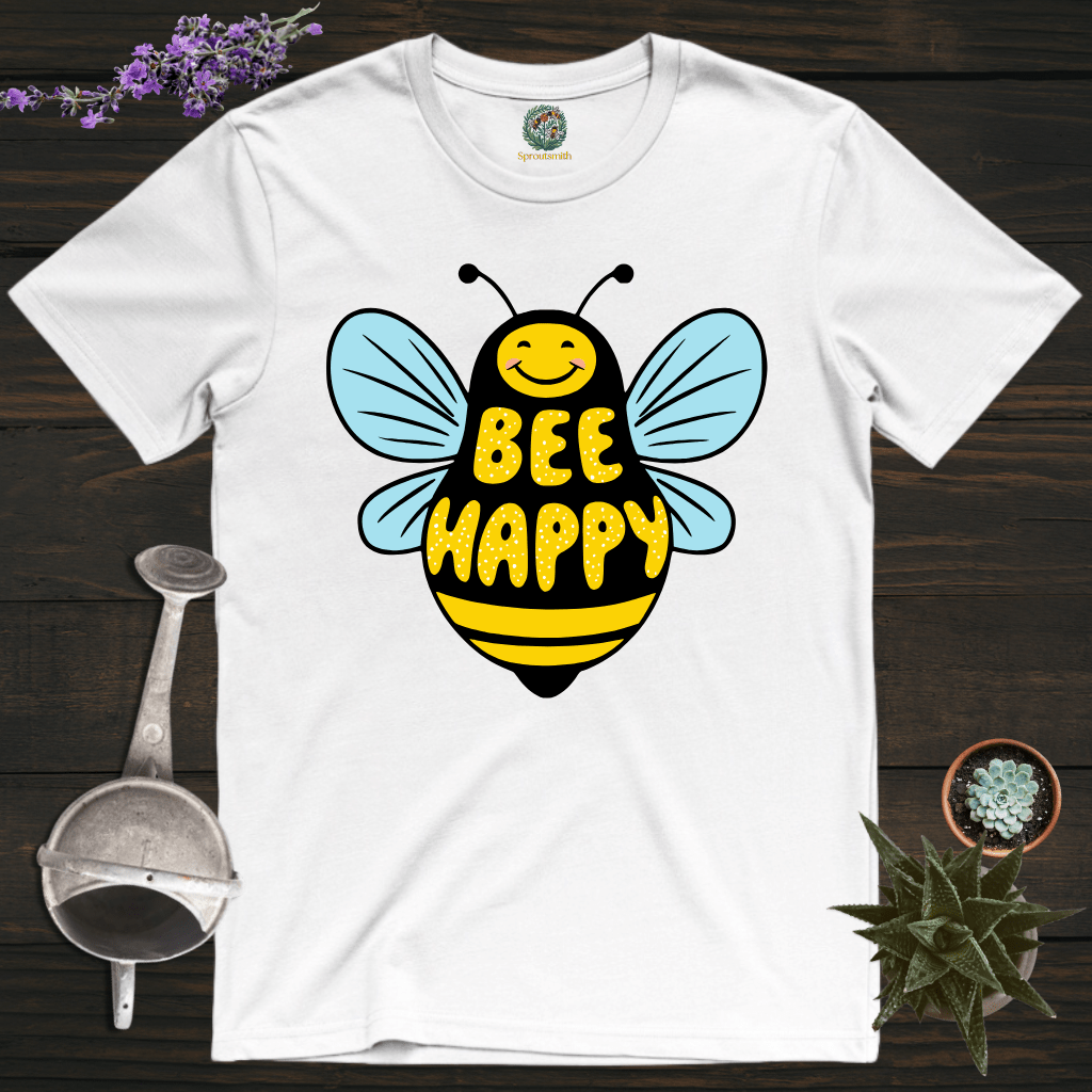 Sproutsmith T-Shirt White / S Happy Bee T-Shirt
