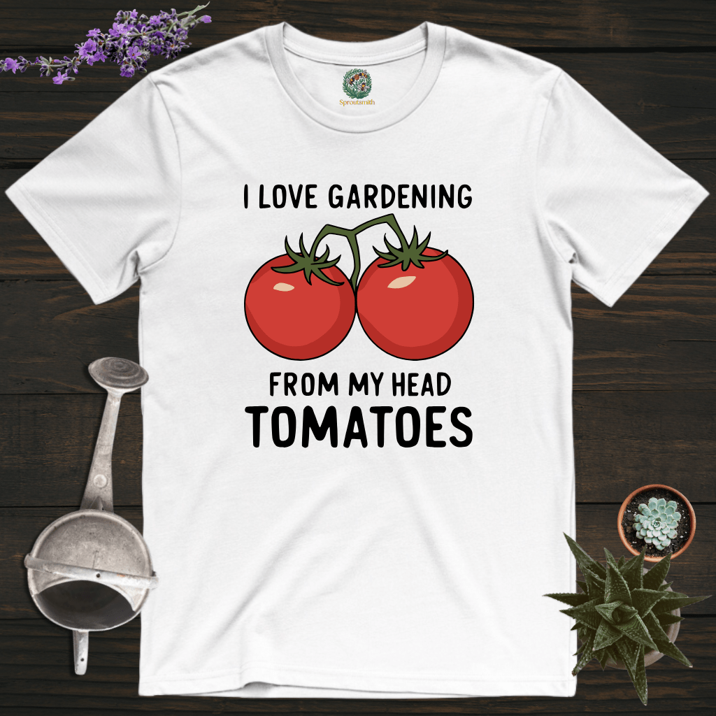 Sproutsmith T-Shirt White / S Head Tomatoes T-Shirt