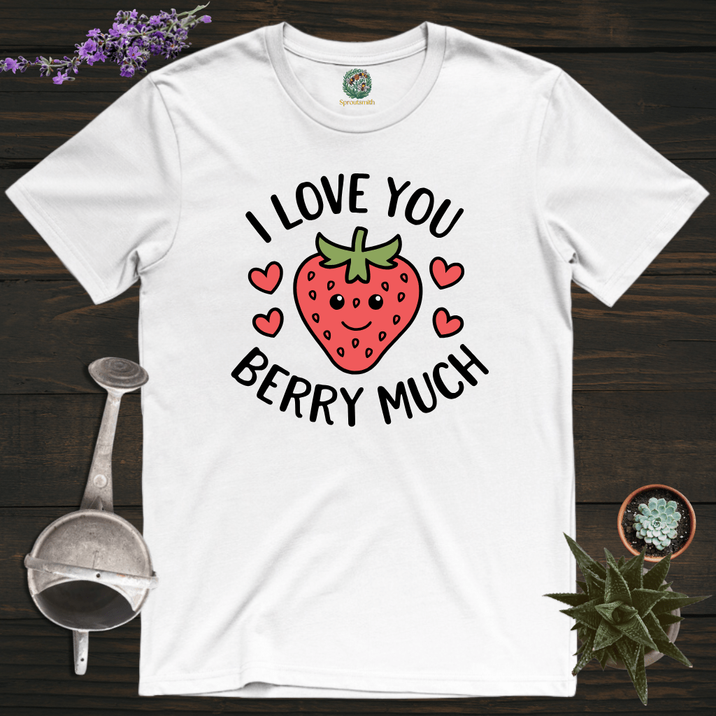 Sproutsmith T-Shirt White / S I Love You Berry Much T-Shirt