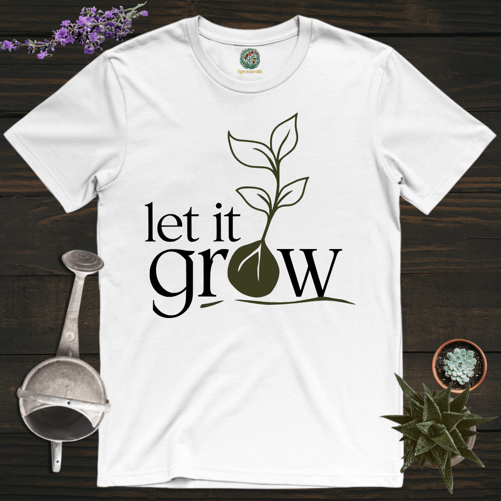 Sproutsmith T-Shirt White / S Let It Grow T-Shirt