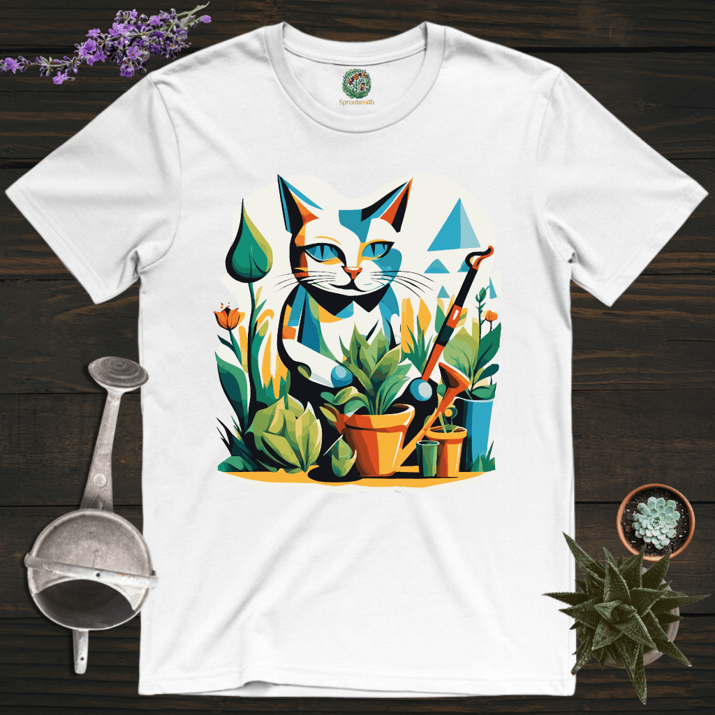 Sproutsmith T-Shirt White / S Lucky Cat T-Shirt