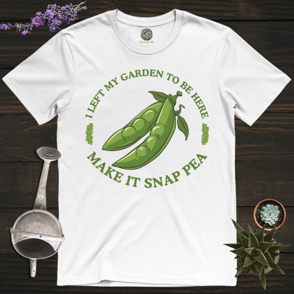 Sproutsmith T-Shirt White / S Make It Snap Pea T-Shirt
