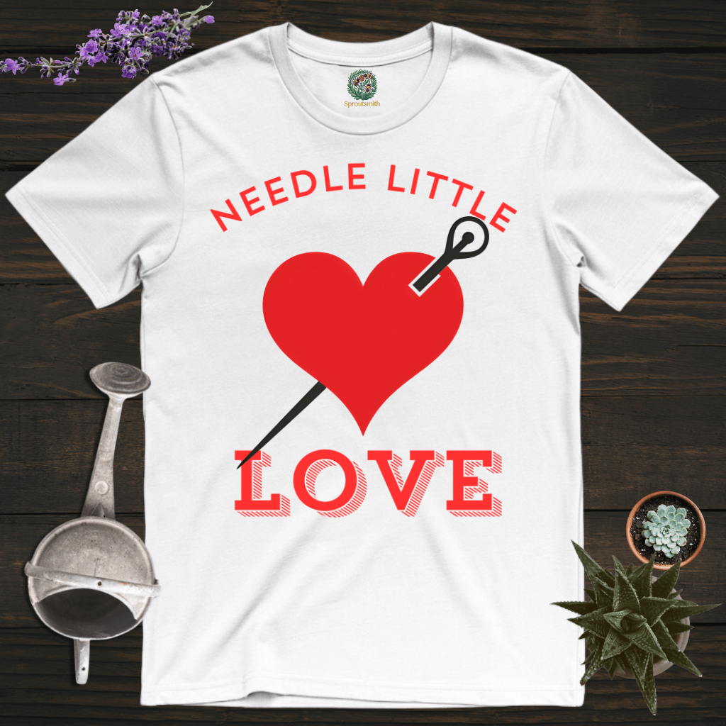 Sproutsmith T-Shirt White / S Needle Little Love T-Shirt