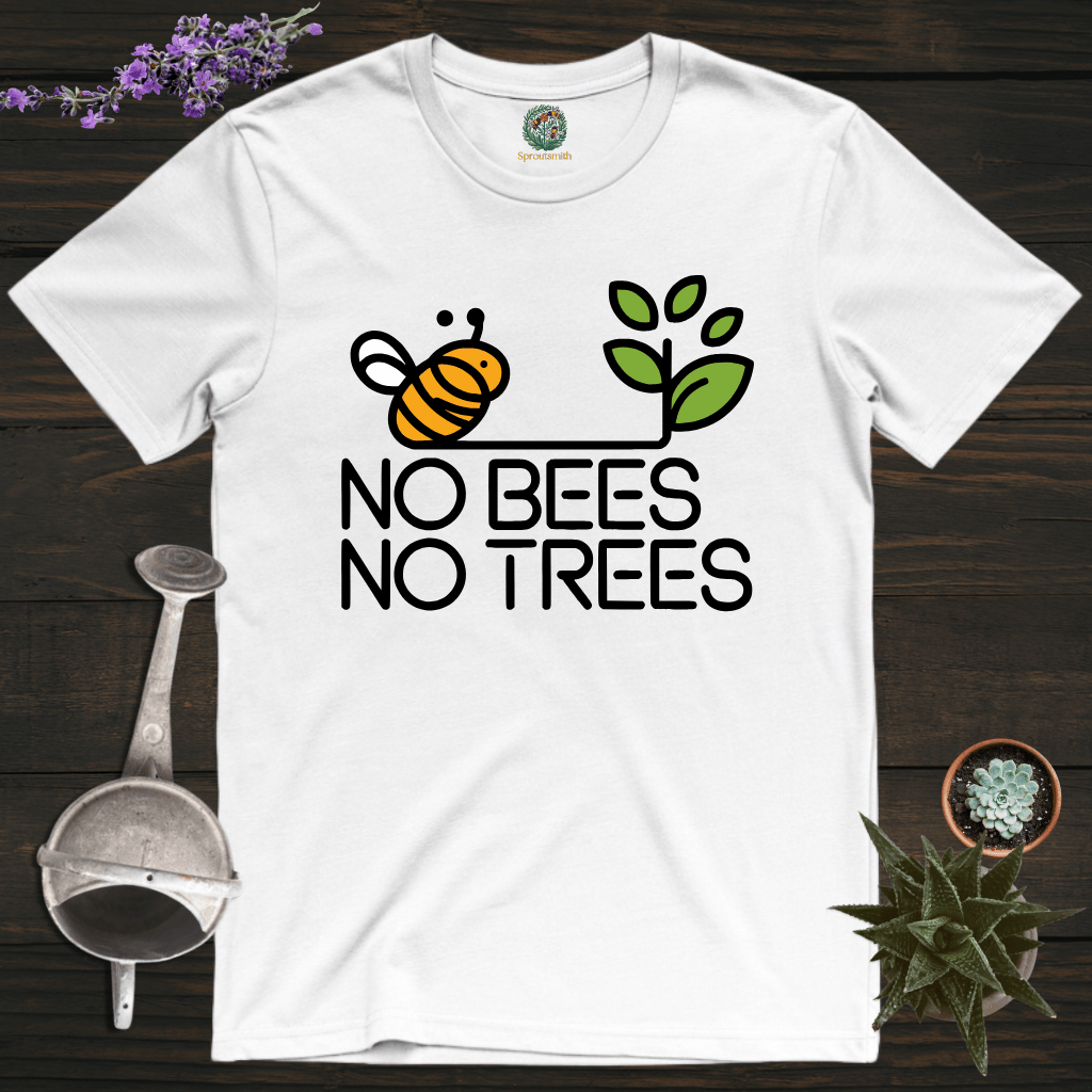 Sproutsmith T-Shirt White / S No Bees No Trees T-Shirt