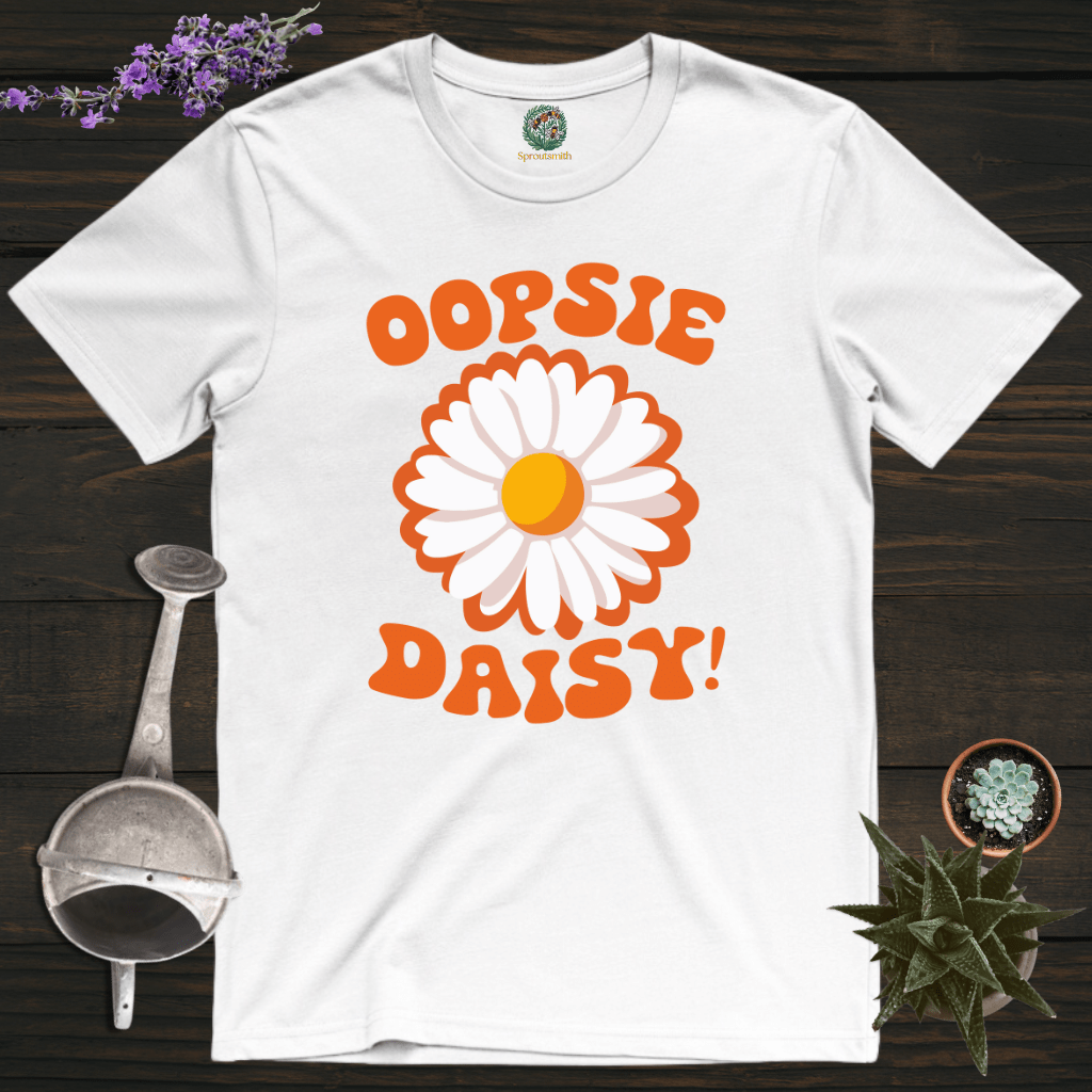 Sproutsmith T-Shirt White / S Oopsie Daisy T-Shirt