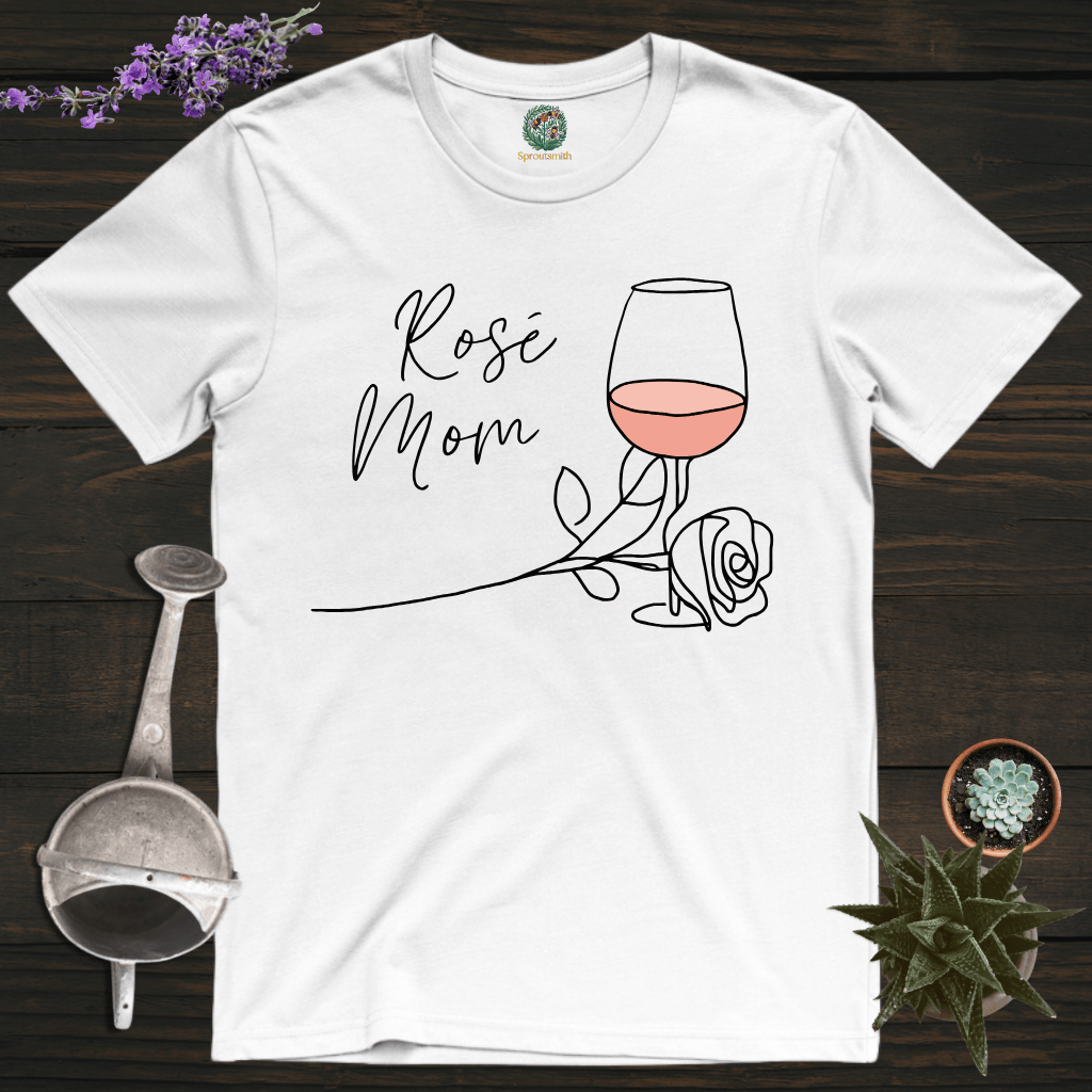 Sproutsmith T-Shirt White / S Rosé Mom T-Shirt