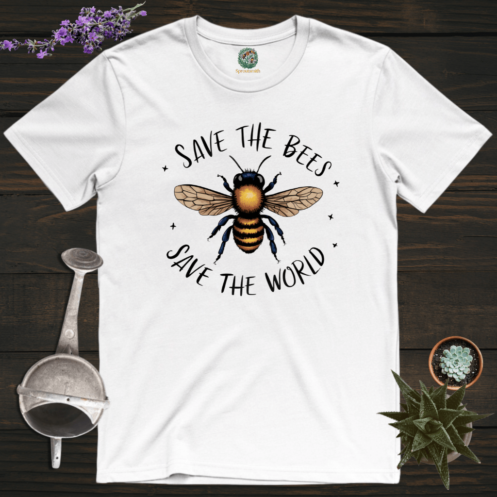 Sproutsmith T-Shirt White / S Save the Bees T-Shirt