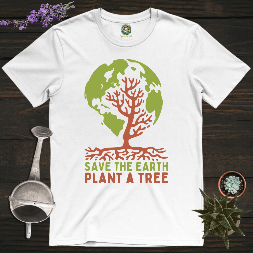 Sproutsmith T-Shirt White / S Save the Earth T-Shirt