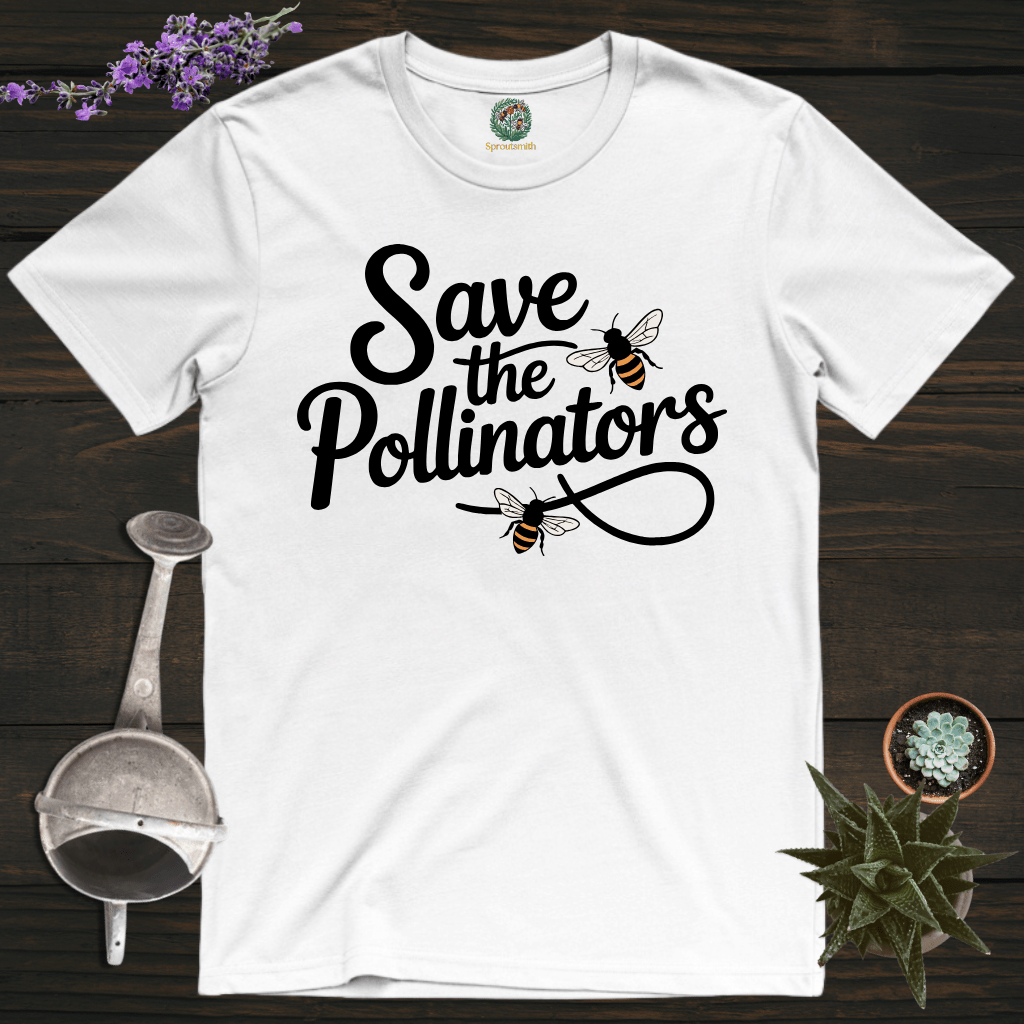 Sproutsmith T-Shirt White / S Save the Pollinators T-Shirt