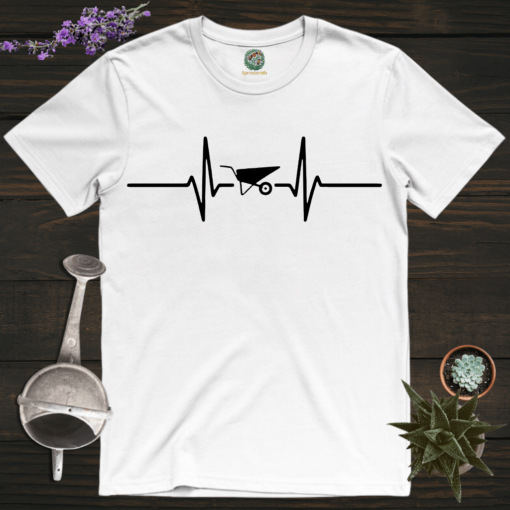 Sproutsmith T-Shirt White / S Wheelbarrow Heartbeat T-Shirt