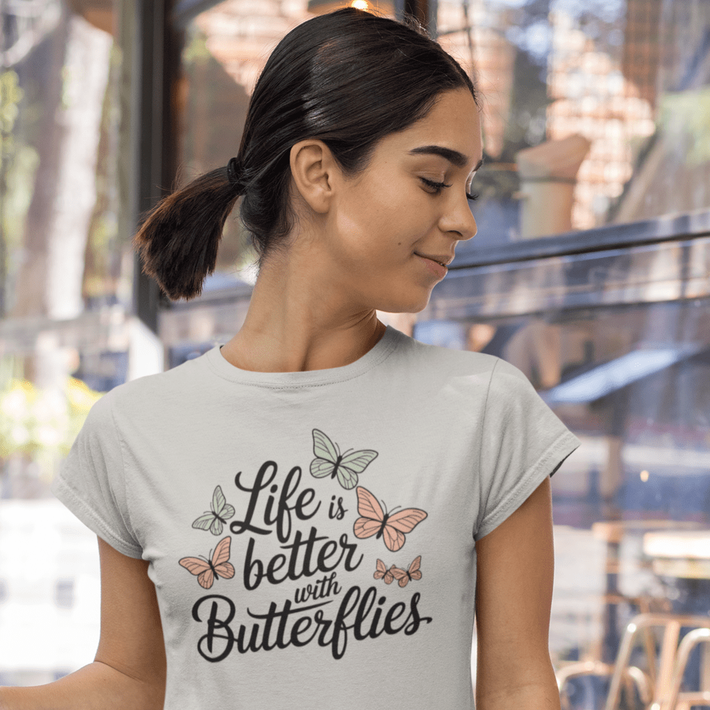 Sproutsmith T-Shirt Better With Butterflies T-Shirt