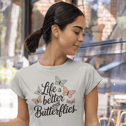 Sproutsmith T-Shirt Better With Butterflies T-Shirt