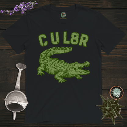 Sproutsmith T-Shirt Black / S C U L8R Alligator T-Shirt