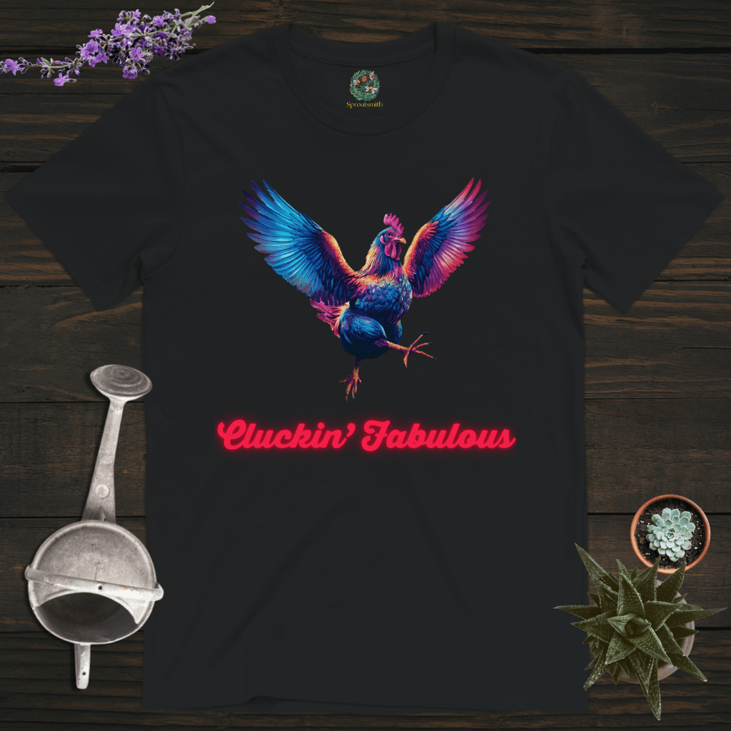 Sproutsmith T-Shirt Black / S Cluckin' Fabulous T-Shirt