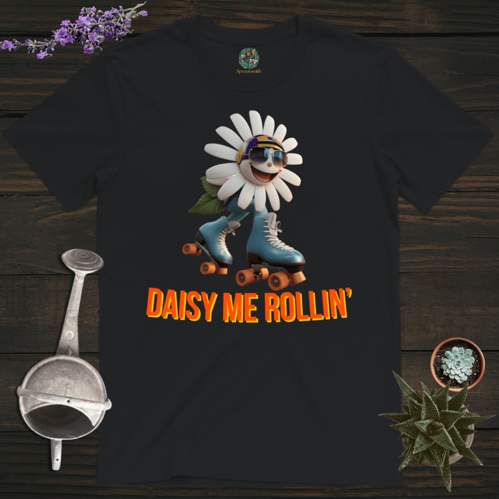 Sproutsmith T-Shirt Black / S Daisy Me Rollin' T-Shirt