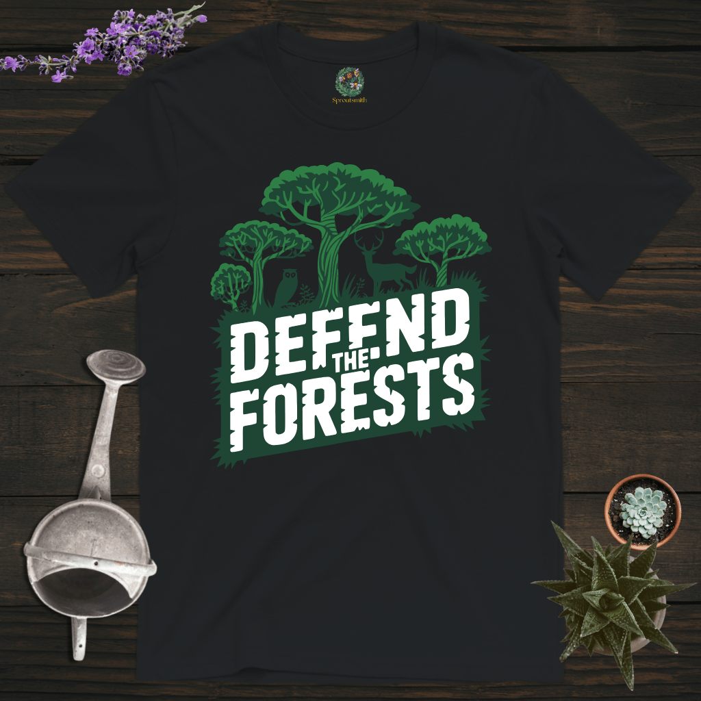 Sproutsmith T-Shirt Black / S Defend the Forests T-Shirt