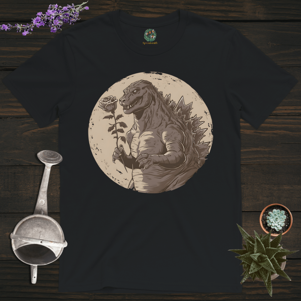 Sproutsmith T-Shirt Black / S Dinosaur's Rose T-Shirt