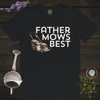 Sproutsmith T-Shirt Black / S Father Mows Best T-Shirt