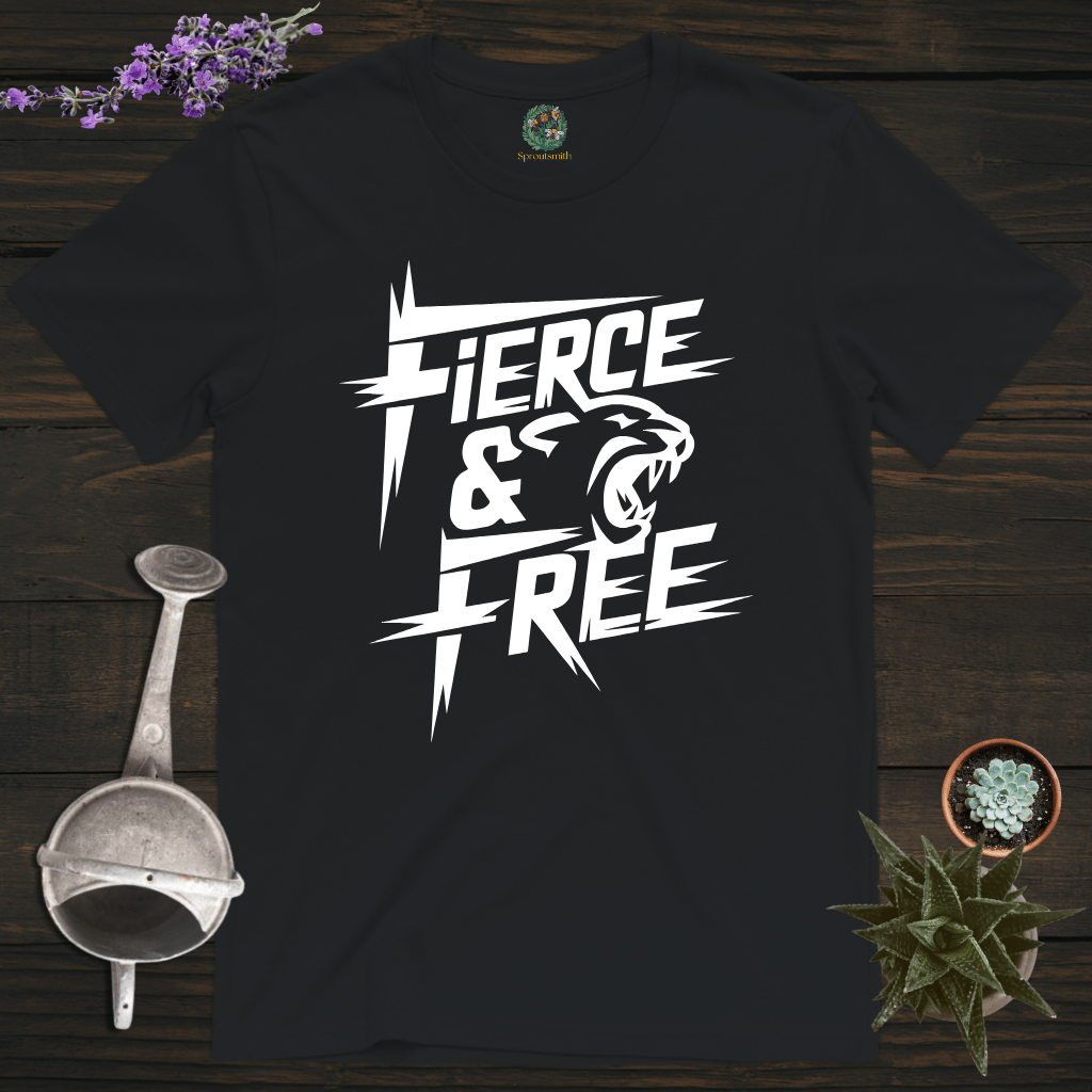 Sproutsmith T-Shirt Black / S Fierce and Free T-Shirt