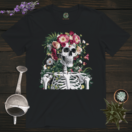 Sproutsmith T-Shirt Black / S Floral Skeleton T-Shirt