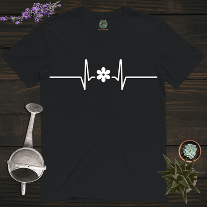 Sproutsmith T-Shirt Black / S Flower Heartbeat T-Shirt