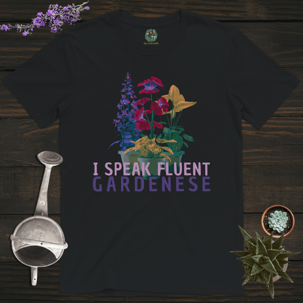 Sproutsmith T-Shirt Black / S Fluent Gardenese T-Shirt