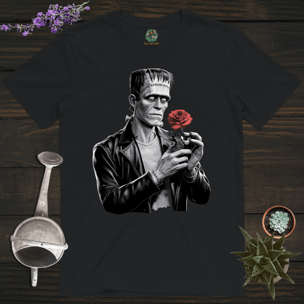Sproutsmith T-Shirt Black / S Frankenstein's Rose T-Shirt