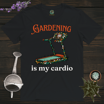 Sproutsmith T-Shirt Black / S Gardening Is My Cardio T-Shirt