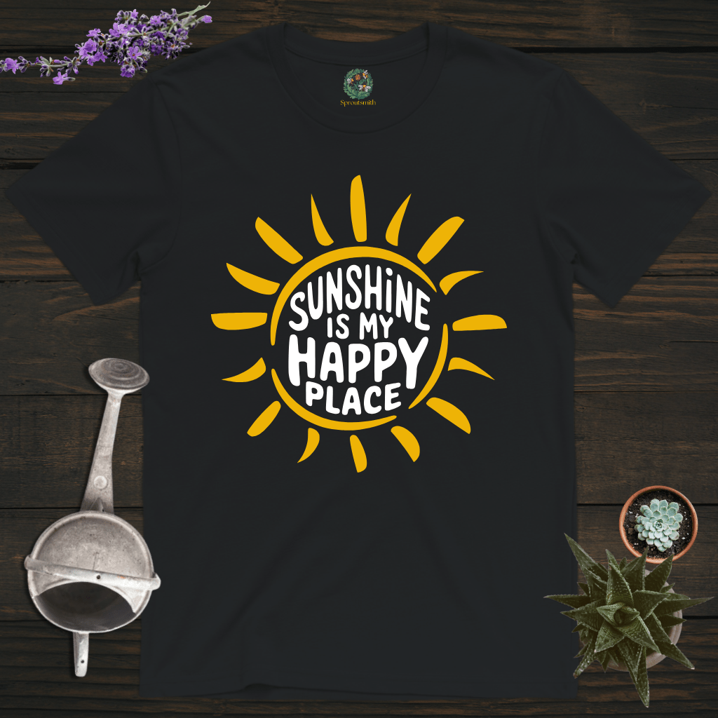 Sproutsmith T-Shirt Black / S Happy Place T-Shirt