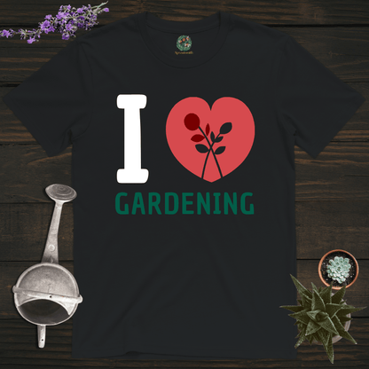 Sproutsmith T-Shirt Black / S I Heart Gardening T-Shirt