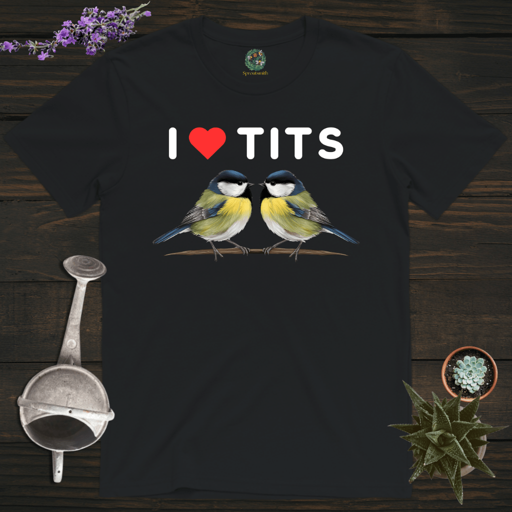 Sproutsmith T-Shirt Black / S I Love Tits T-Shirt