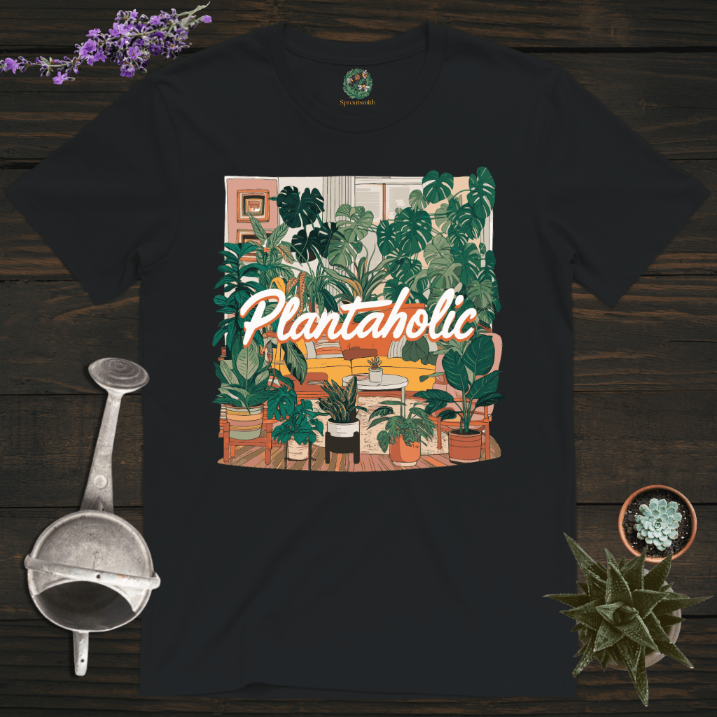 Sproutsmith T-Shirt Black / S I'm a Plantaholic T-Shirt
